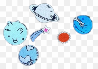 Space Sticker Skickers Planet Sticker - Dot Emoji,Alien Emoji Patch