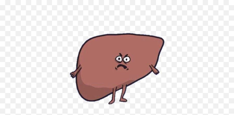 Liver Angry Chibi Kawaii Sticker - Cute Liver Png Emoji,Liver Emoji