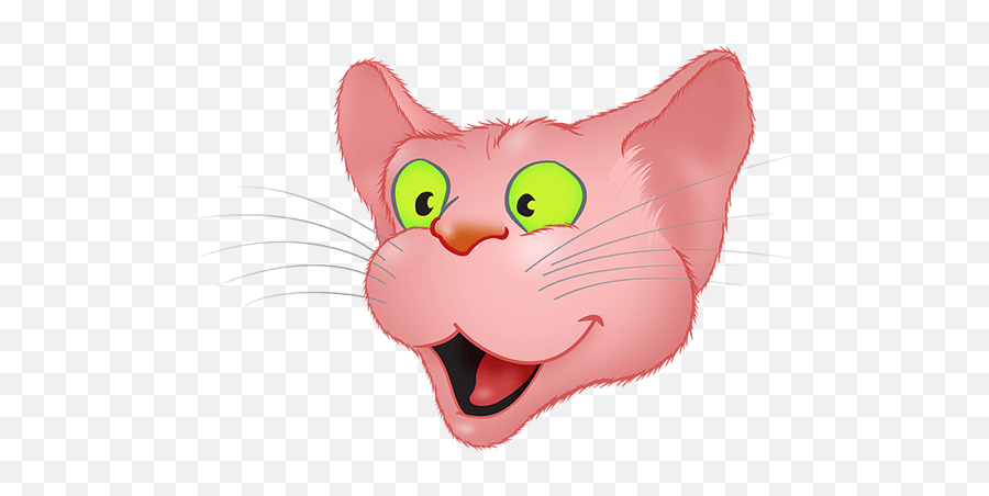 Download Pink Cat Emoji Messages Sticker - 2 Png Image With No Happy,Emoji Messages