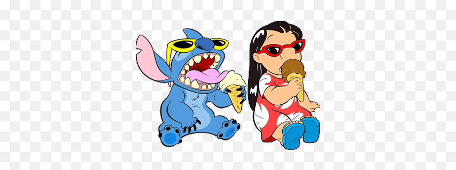 13 Times A College Student Could Relate To Lilo And Stitch - Lilo And Stitch Eating Ice Cream Emoji,Leave Me Alone Emoji