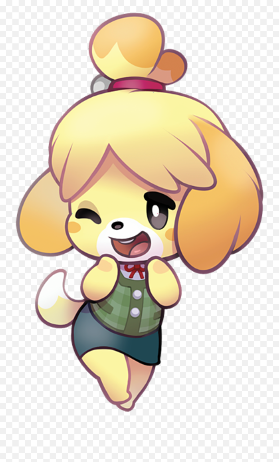Cute Isabelle Animal Crossing Clipart - Cute Animal Crossing Isabelle Emoji,Animal Crossing Emoji
