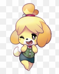 Cute Isabelle Animal Crossing Clipart - Cute Animal Crossing Isabelle Emoji,Animal Crossing Emoji
