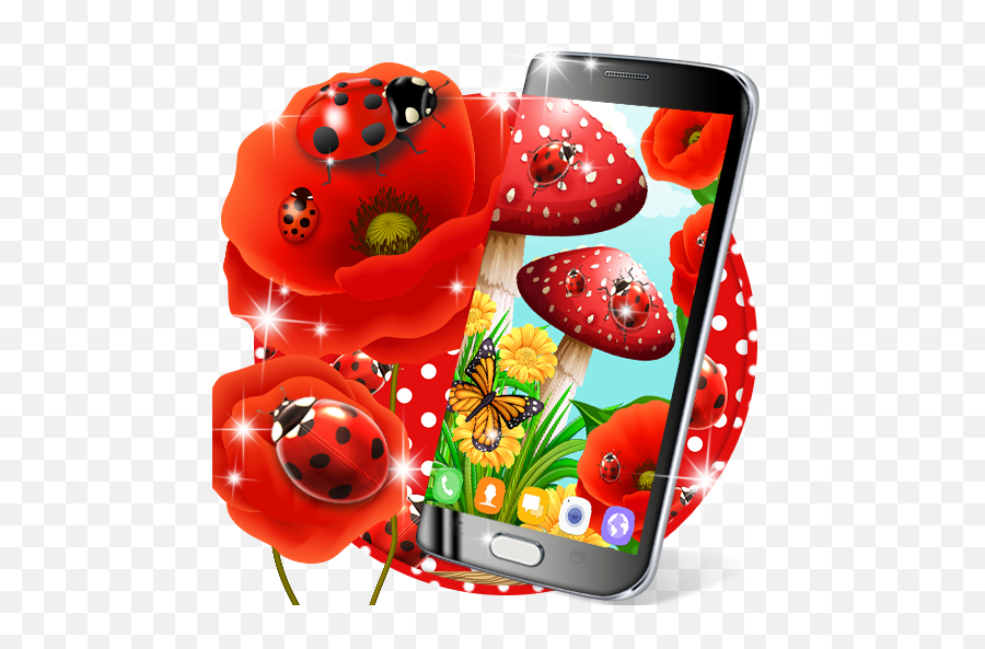 Ladybug Live Wallpaper - Apps On Google Play Smartphone Emoji,Ladybug Emojis