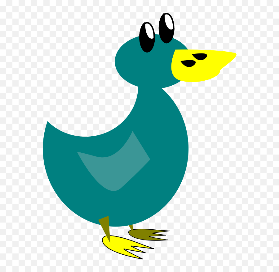 Free Clip Art A Duck By Feraliminal - Duck Clker Emoji,Mailbird Emoticons