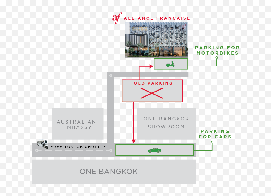 New Parking Spaces Alliance Française Bangkok - Vertical Emoji,Parking Emoji