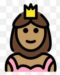 Princess Emoji Clipart - Emoji,Queen Emoji