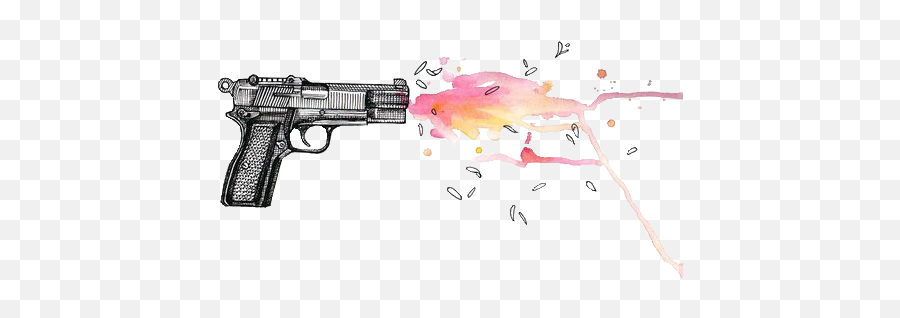 Bang Pistol Gun Sniper Sticker - Imagens Tumblr Png Games Emoji,Heart And Gun Emoji