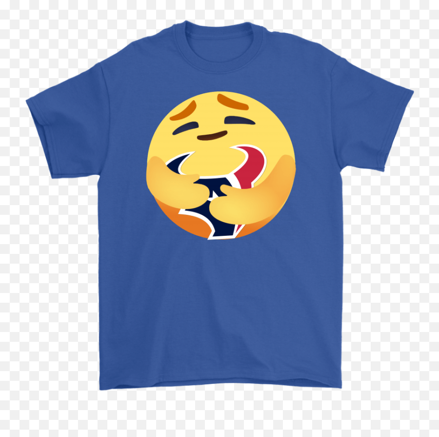 Love The Houston Texans Love Hug - Namaste Shirt Funny Emoji,Houston Emoji