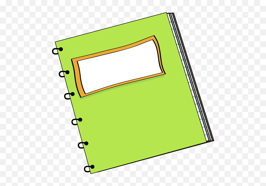 School Supplies Colours - School Notebook Clipart Emoji,Emojis Note Books And School Suplies