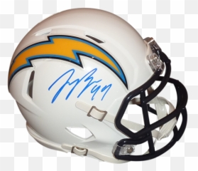 Joey Bosa Autographed San Diego - Joey Bosa Autographed Helmet Emoji,Joey Bosa Emoji