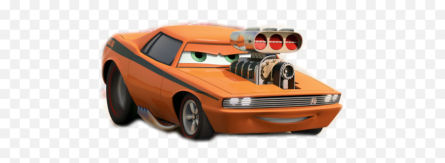 Orange Car From The Movie Cars Png Official Psds - Cars Snot Rod Emoji,Cars 3 Emoji Movie