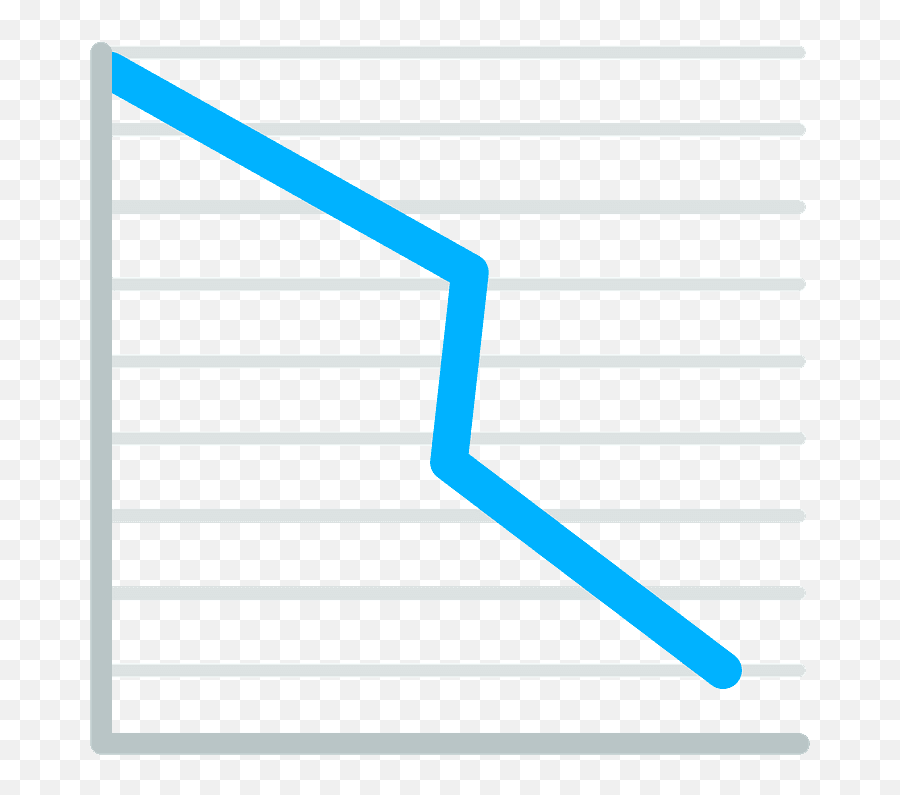 Chart Decreasing Emoji - Emoji Courbe,Emoji Meaning Chart