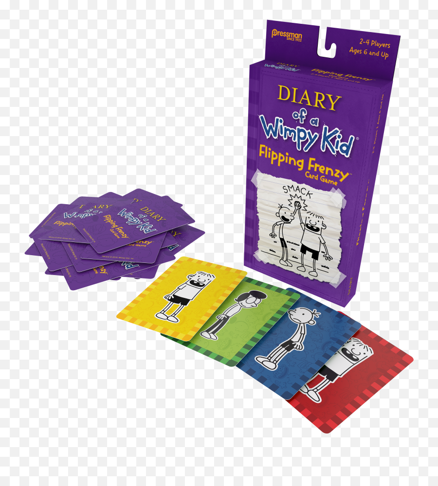 Pressman Diary Of A Wimpy Kid Card Game - Flipping Frenzy Diary Of A Wimpy Kid Cheese Touch Game Cards Emoji,Flupping Desk Emoticon