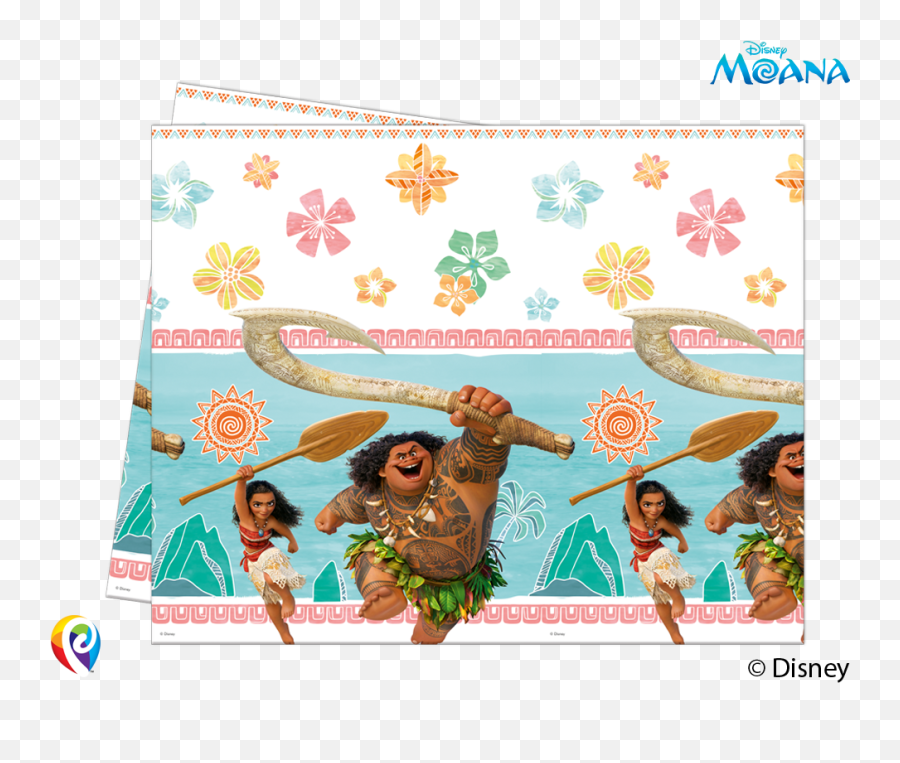 Moana Party Supplies From Wwwpartypluscouk - Decoração Porta Vaiana Emoji,Justice Emoji Party Supplies