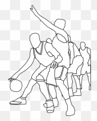 Basketball Game Outline Png Svg Clip Art For Web - Download Basketball Game Clip Art Emoji,Emoji Basketball Socks