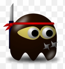 Pacman Pac - Ninja Avatar Emoji,Arcade Emoji