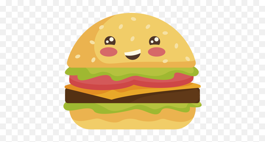 Hamburger Png Svg Transparent - Animada Hamburguesa Dibujo Png Emoji,Cheeseburger Emoji Pillow