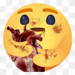 Thanks I Hate The New Smiley Hugging A Heart Care Emoji - Care Reaction Real Heart,Bacon Emoji