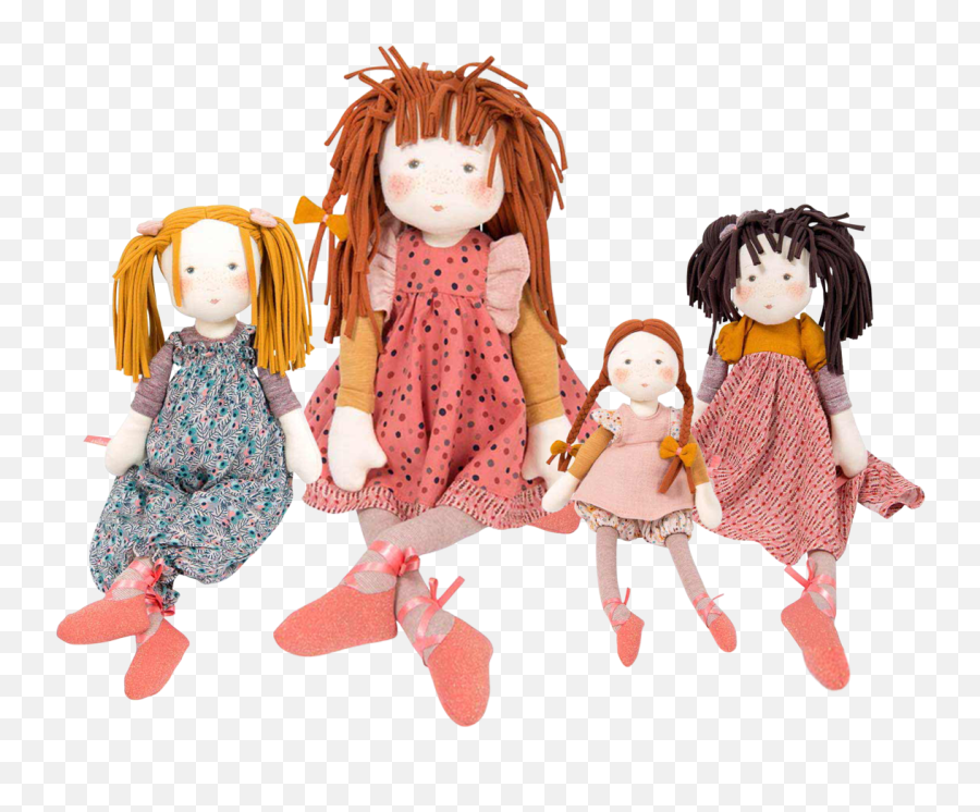 Moulin Roty Dolls In Sale With Best - Les Rosalies Moulin Roty Fleur Emoji,Large Emotions Rag Doll