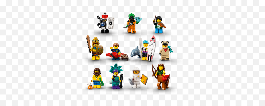 Lego Minifigures Series 21 71029 - Lego 71029 Emoji,Lego Minifigure Emotions