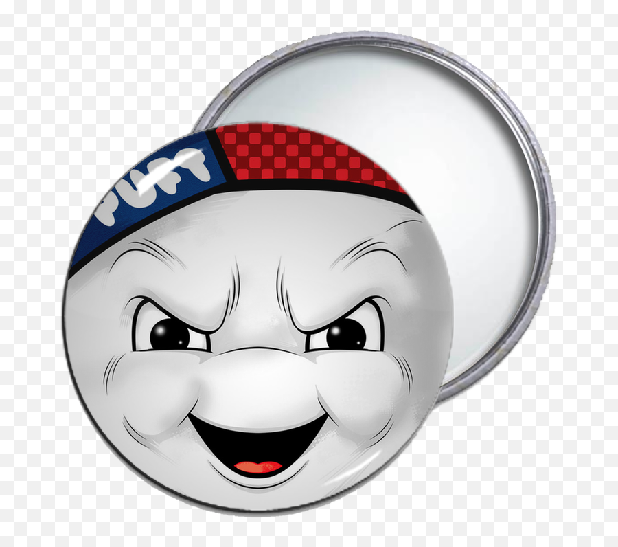 Stay Pufft Marshmallow Man Pocket Mirror - Ghostbusters Stay Puft Phone Emoji,Emoticon Mirror