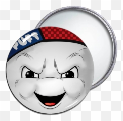 Stay Pufft Marshmallow Man Pocket Mirror - Ghostbusters Stay Puft Phone Emoji,Emoticon Mirror