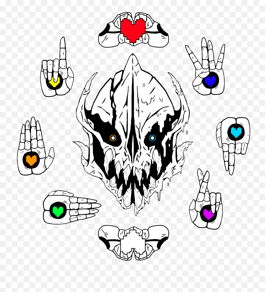 Undertale - God Gaster Emoji,Jeryy Emoticon Undertale