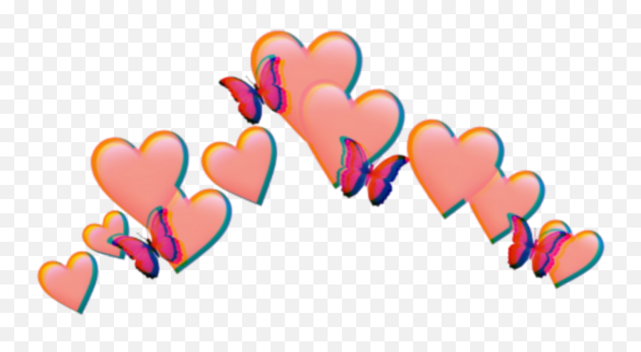 Love Kalp Glitch Red Spiral Sticker - Girly Emoji,Kalp Emoji