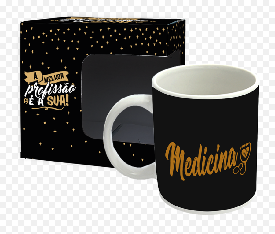 Simas Presentes Criativos - Caneca Profissões Gold Medicina Emoji,Emoticons Copo De Cerveja Do Whats