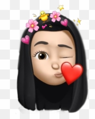 Ios Iphone Memoji Anomoji Sticker - Memoji Iphone Ios Emoji Girl,Iphone Girl Emoji