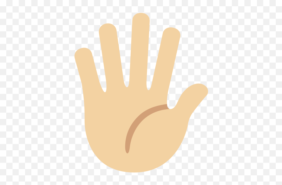 Open Hand In Light Medium Skin Tone Emoji,Emoji Maenings Hands