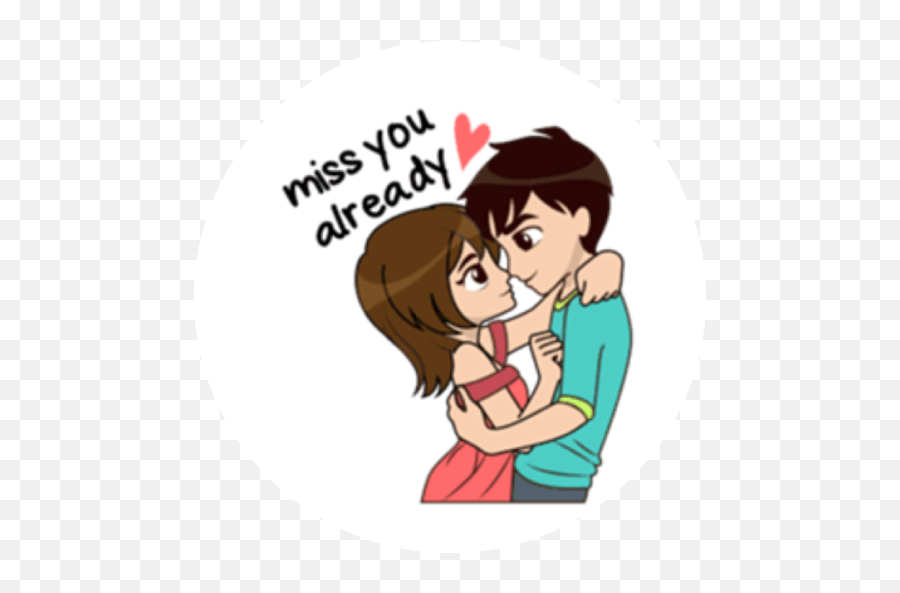 Download Wastickerapps - Love Stickers Pack For Whatsapp On Hug Romantic Couple Sticker Emoji,Minion Emojis For Android