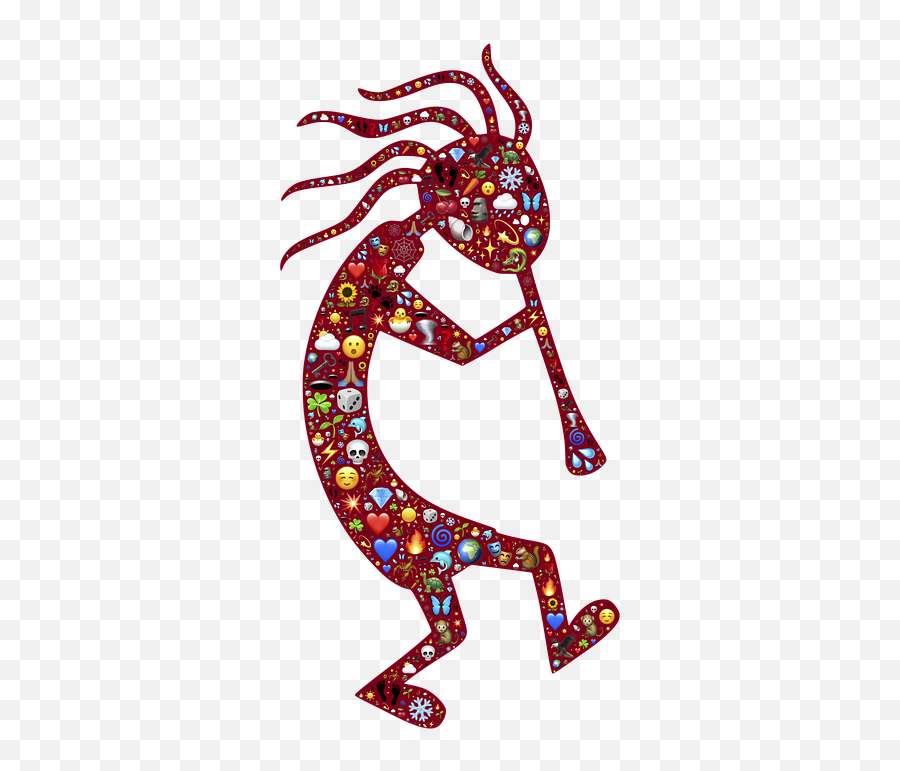 Free Photo Spirit Fun Life Kokopelli - Dot Emoji,Thorn Emoji