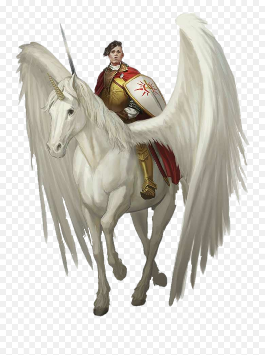 Pegasus Unicorn Sticker - Supernatural Creature Emoji,White Knight Emoji