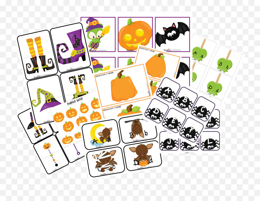Halloween Themed Activities Laughing U0026 Learning - Illustration Emoji,Emotion Faces For Preschoolers