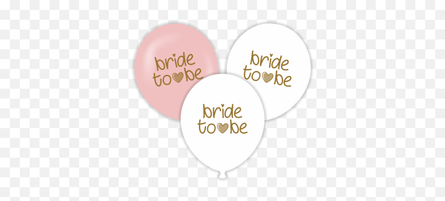 Bride To Be Temal Baskl Balon 6 Adet - Bride To Be Balon Emoji,Nazar Boncugu Emoji