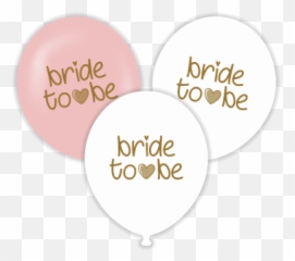 Bride To Be Temal Baskl Balon 6 Adet - Bride To Be Balon Emoji,Nazar Boncugu Emoji