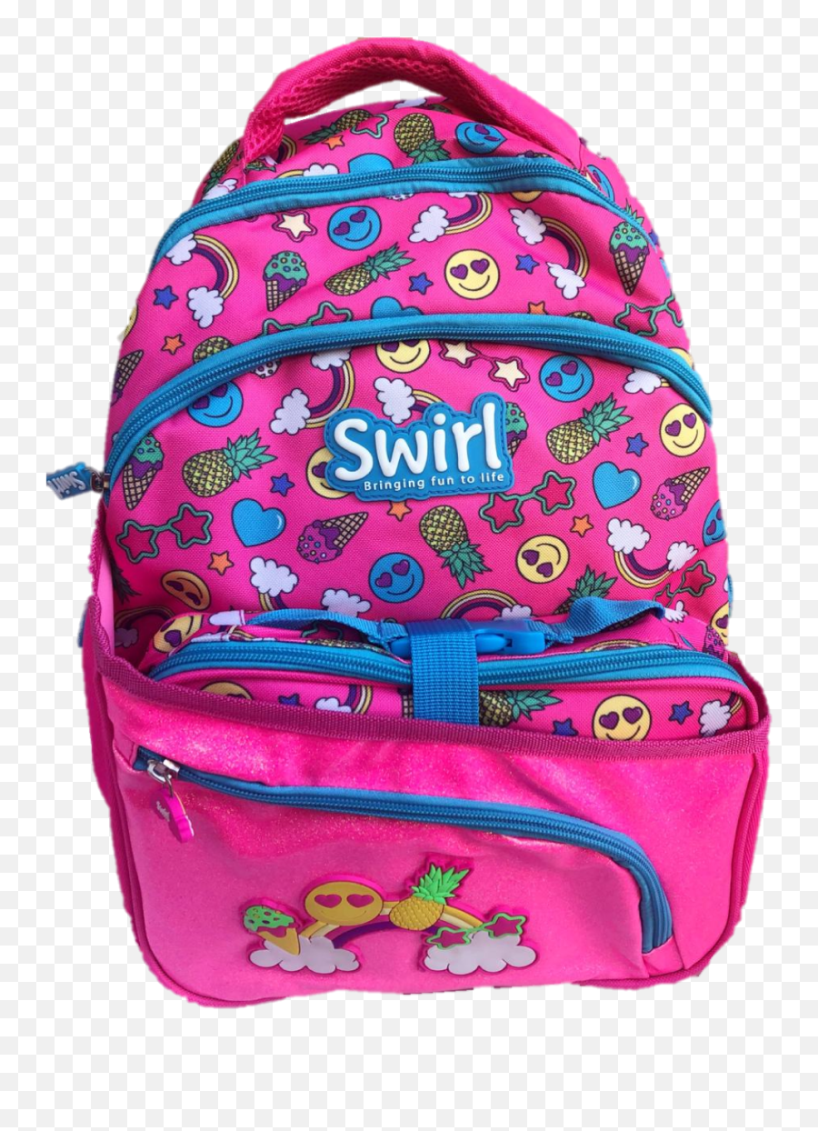 Swirl Emoji School Backpack And Lunch Cooler U2013 Swirl Sa Pty - For Teen,School Emoji