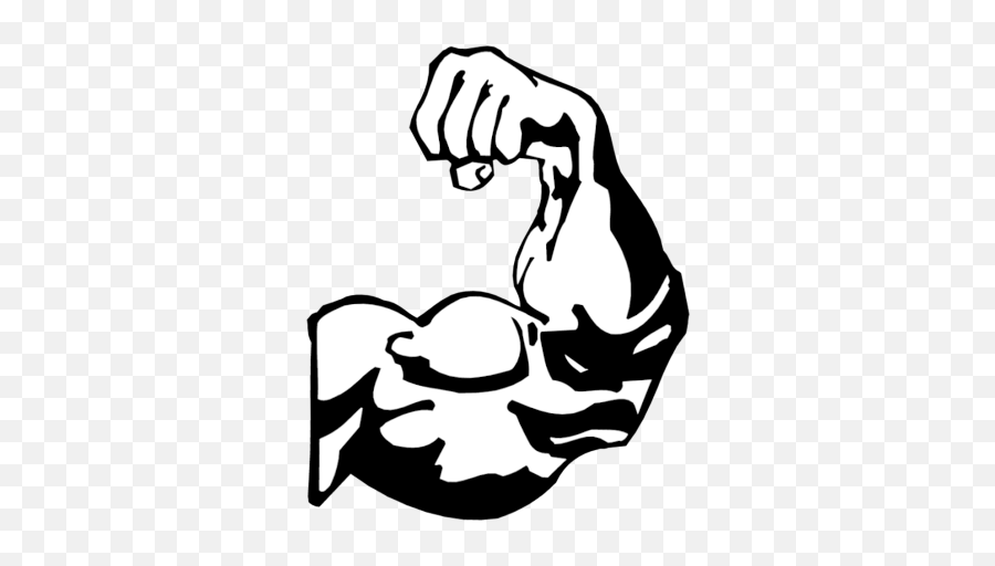 Free Bicep Silhouette Download Free Clip Art Free Clip Art - Bicep Png Emoji,Strong Arm Emoji
