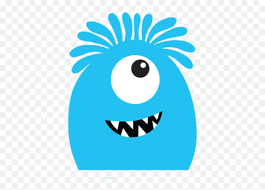 Imprint Mis Imprint Desktop - Cute Monster Head Emoji,Jumping Emoticon