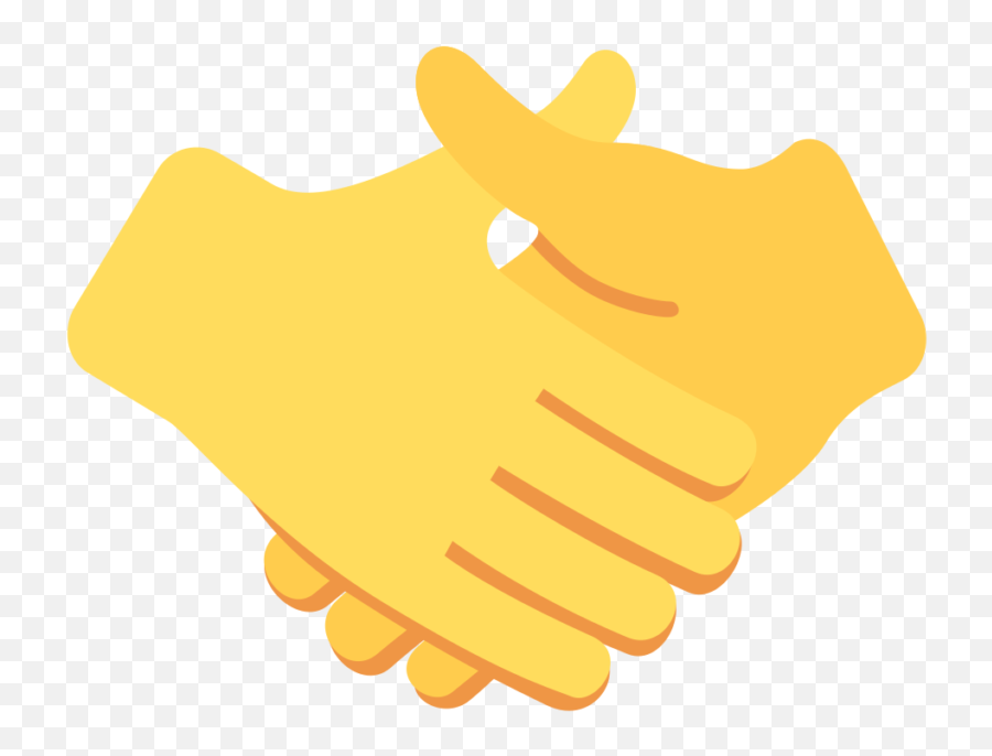 Handshake Emoji - 2 Hands Shaking Emoji,Meeting Emoji