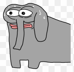 View Sweating - 4chan Elephant Clipart Full Size Clipart 4chan Elephant Emoji,4chan Emoji
