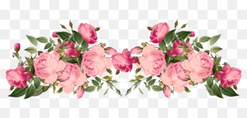 Rose - Darling On Tumblr Old Rose Flower Border Png Emoji,Two Roses Emoji