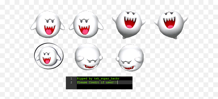 Solo Mode Menu - Cul Emoji,Super Mario Boo Emoticon