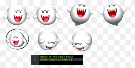 Solo Mode Menu - Cul Emoji,Super Mario Boo Emoticon