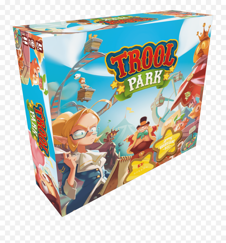 Trool Park U2013 Board Game Box Publishing - Fictional Character Emoji,Emoticon Playing A Boardgame