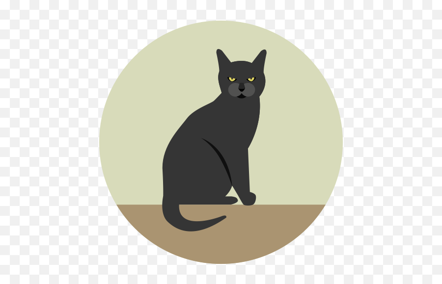Angry Black Cat Halloween Icon - Free Download Red Social Nicho Emoji,Angry British Emoji
