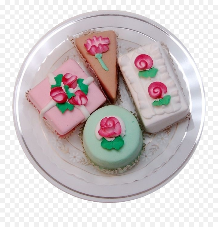Petitfours Cakes Sticker - Cake Decorating Supply Emoji,Emoji Desserts