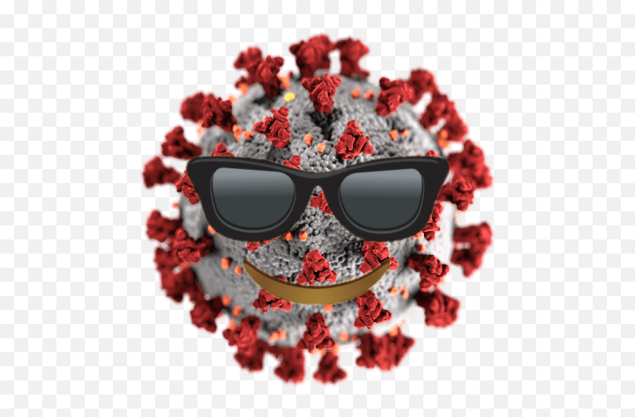 Corona Emojis - Cancer Disease,Sunglass Emoji Emoji Sticker