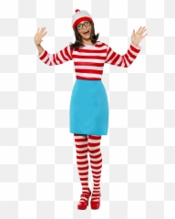 Transparent Wheres Wally Png Download - Wheres Wally Costume Emoji,Where's Waldo Emoticon
